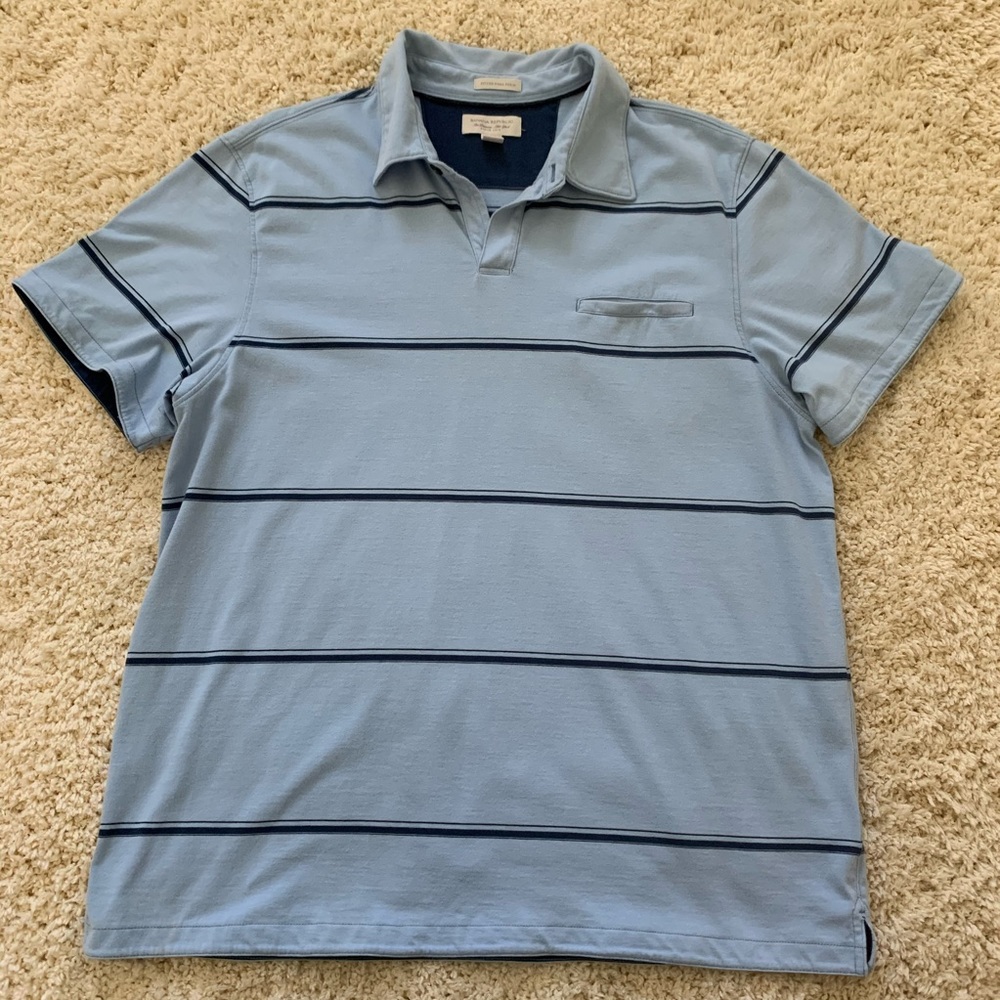 ☀️Banana Republic Men’s Collared Cotton Shirt